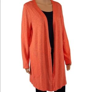 Chicos orange cardigan